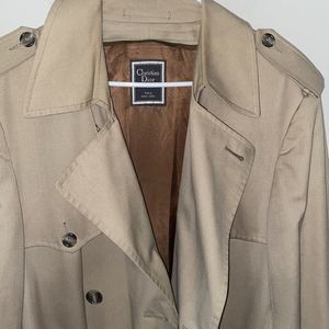 CHRISTIAN DIOR mens trench